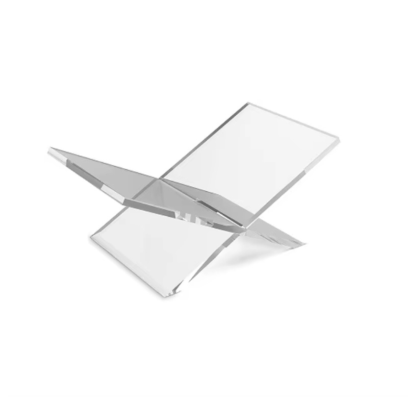 Clear Acrylic Book Stand Holder - แท่นวางหนังสืออะคริลิกใสแบบเปิดสำหรับนิตยสารและหนังสือ