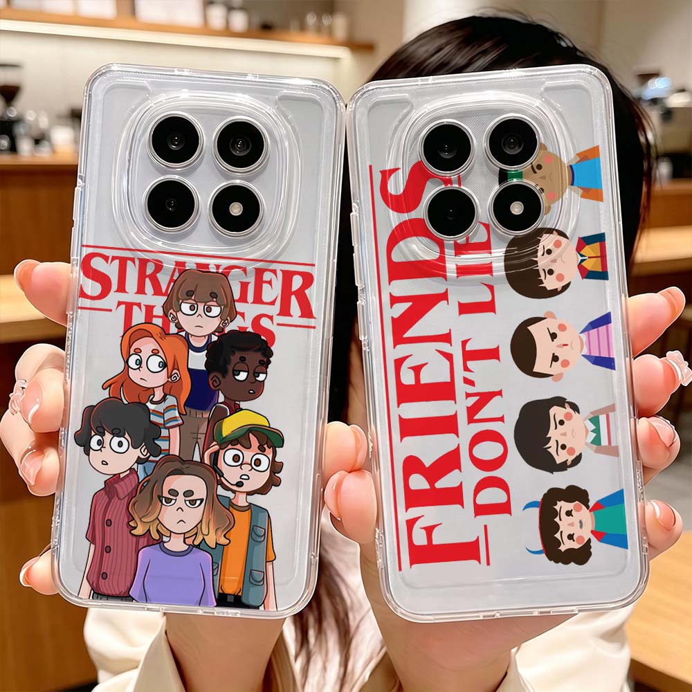Movies - เคสโทรศัพท์ใสป้องกันลายการ์ตูนภาพยนตร์ Stranger Things สำหรับ Xiaomi Redmi