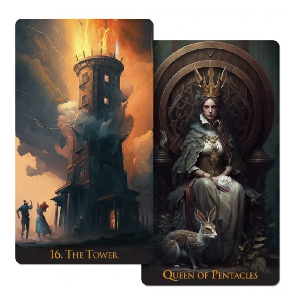12*7 ซม.แปลกโลกไพ่ทาโรต์ 78 ใบ - Tarot Deck With Guidebook บทวิจารณ์และราคา