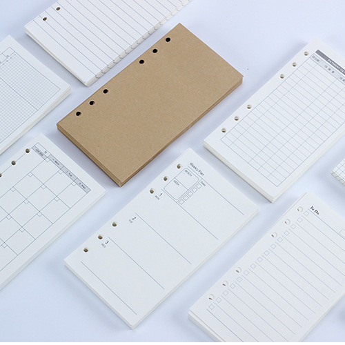 A5 A6 A7 หลวมโน้ตบุ๊คเติมเกลีย - A5 Spiral Dotted Grid Notebook บทวิจารณ์และราคา