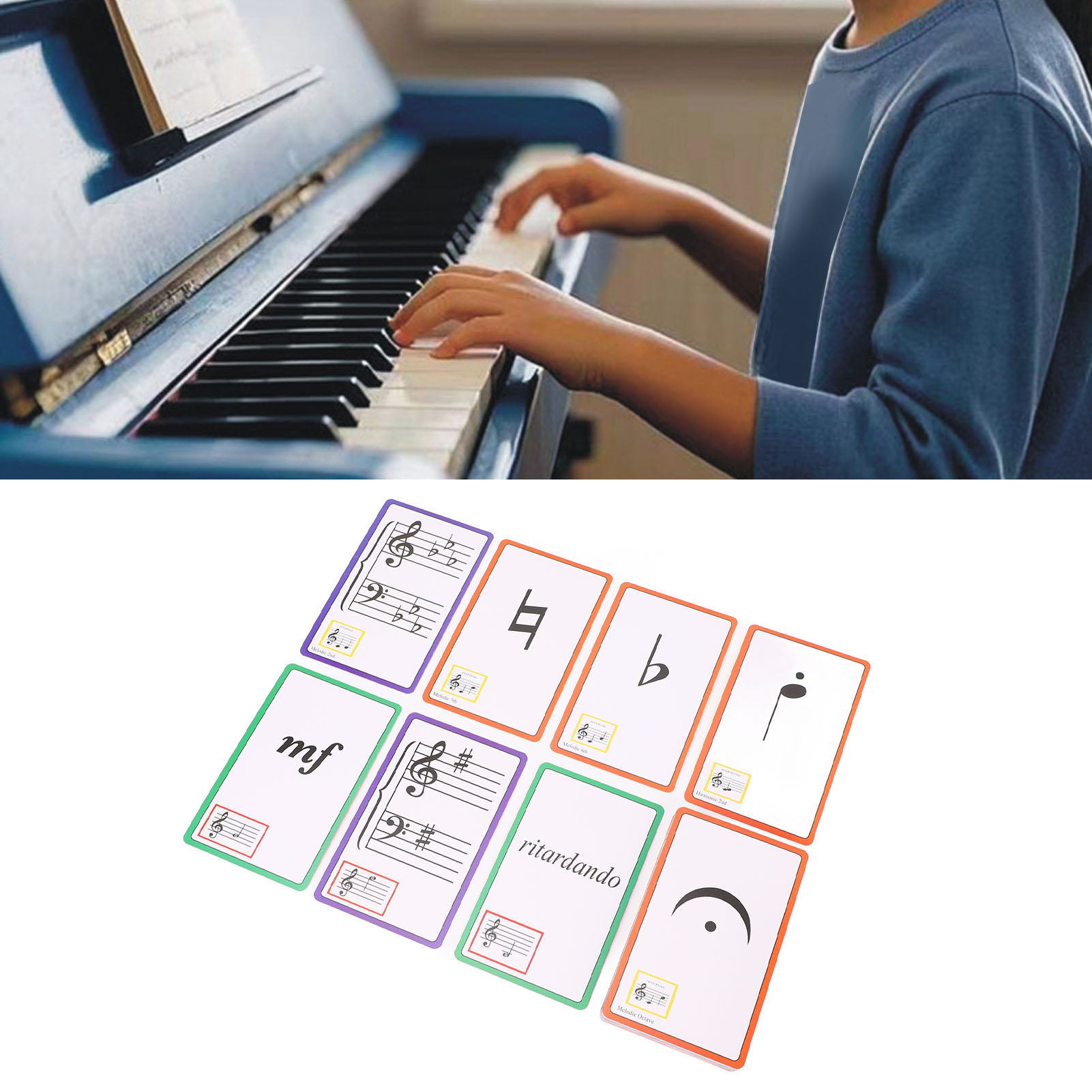 แฟลชการ์ดดนตรี แฟลชการ์ดโน้ตเป - Blank Sheet Music Notebook บทวิจารณ์และราคา