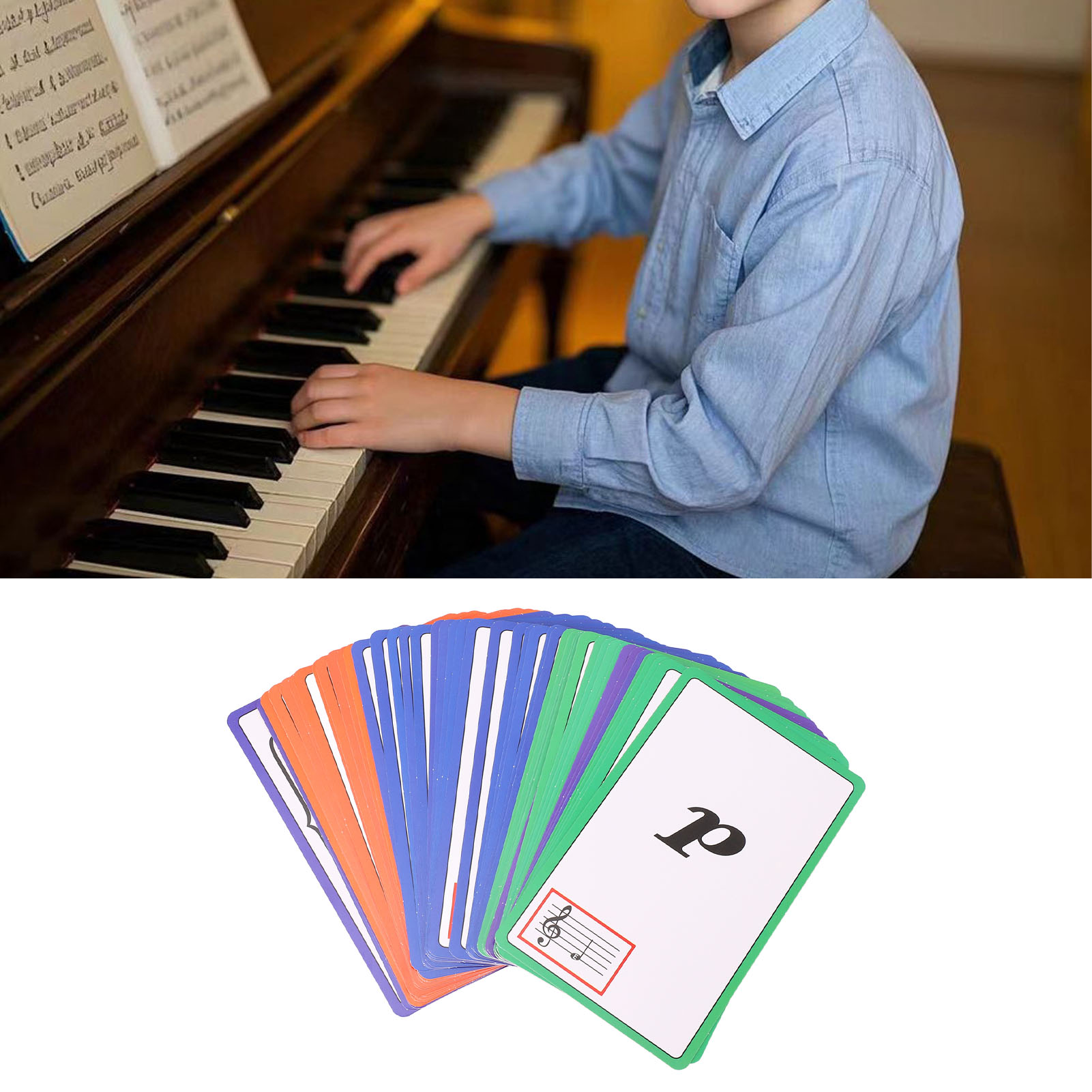 แฟลชการ์ดดนตรี แฟลชการ์ดโน้ตเป - Blank Sheet Music Notebook บทวิจารณ์และราคา