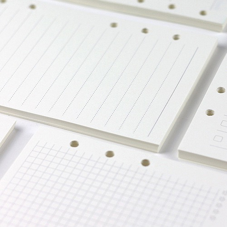 A5 A6 A7 หลวมโน้ตบุ๊คเติมเกลีย - A5 Spiral Dotted Grid Notebook บทวิจารณ์และราคา