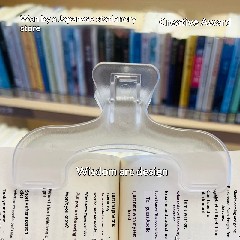 คลิปหนีบหน้าหนังสือแบบโปร่งแสง - Stationery Books บทวิจารณ์และราคา