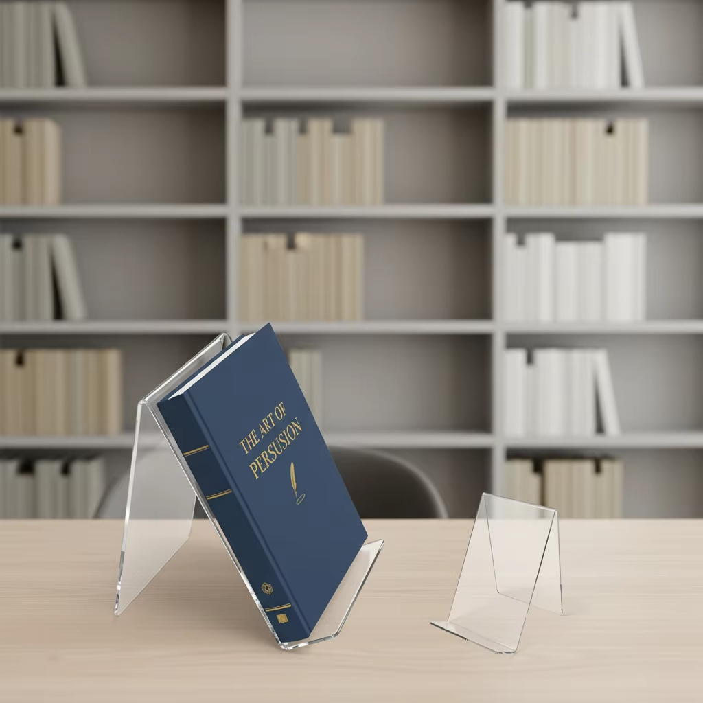 ชุดขาตั้งหนังสืออะคริลิค 12 ชิ - Clear Acrylic Book Stand Holder บทวิจารณ์และราคา