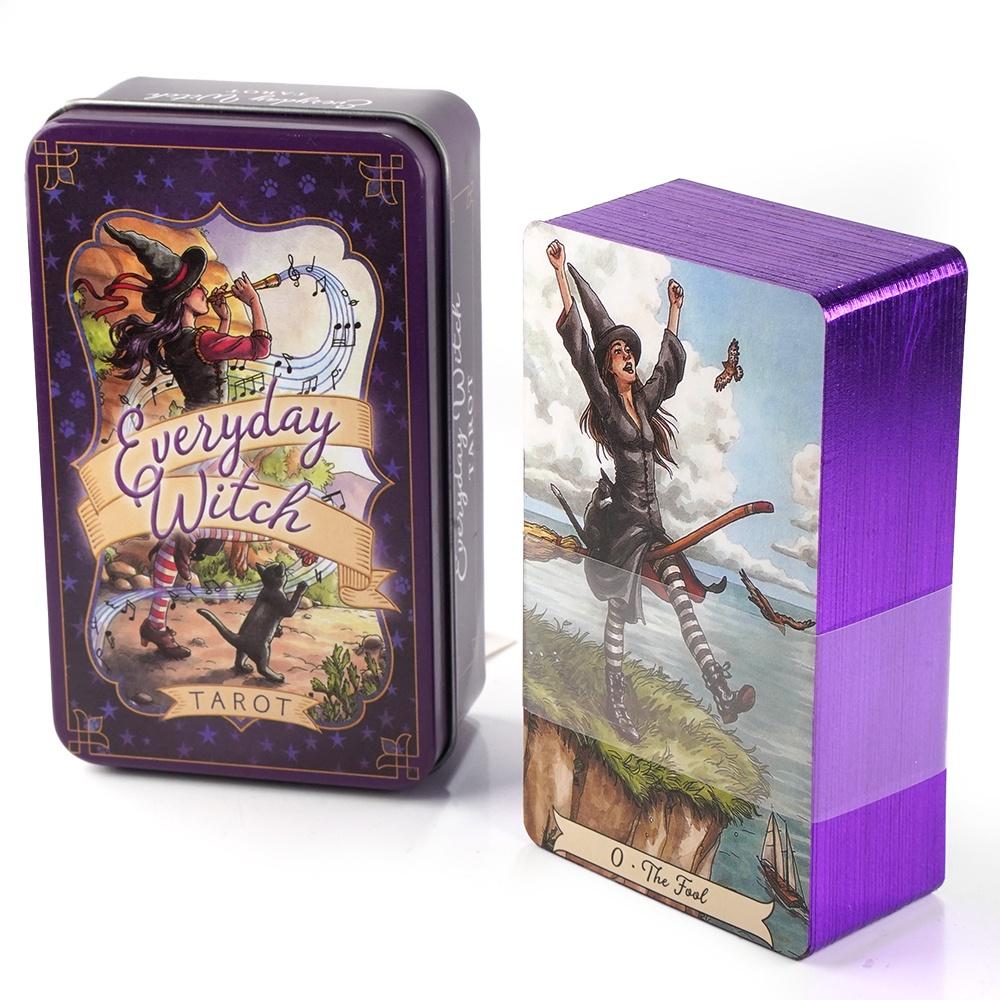 10.3*6 ซม.ทุกวันแม่มดไพ่ทาโรต์ - Tarot Deck With Guidebook บทวิจารณ์และราคา