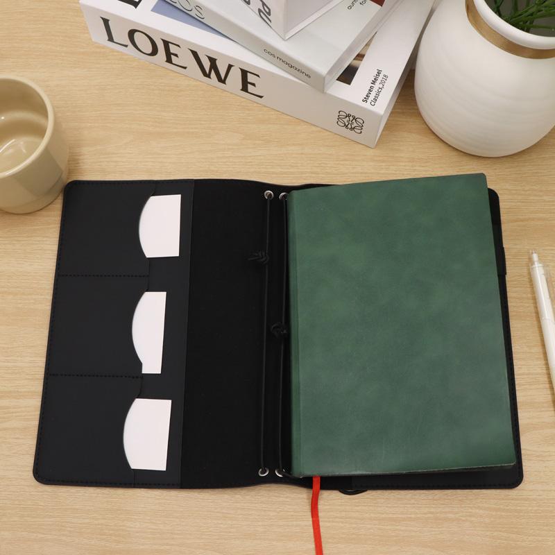 สมุดบันทึกหนังแท้แบบเติมได้สไต - Vintage Leather Journal Notebook บทวิจารณ์และราคา